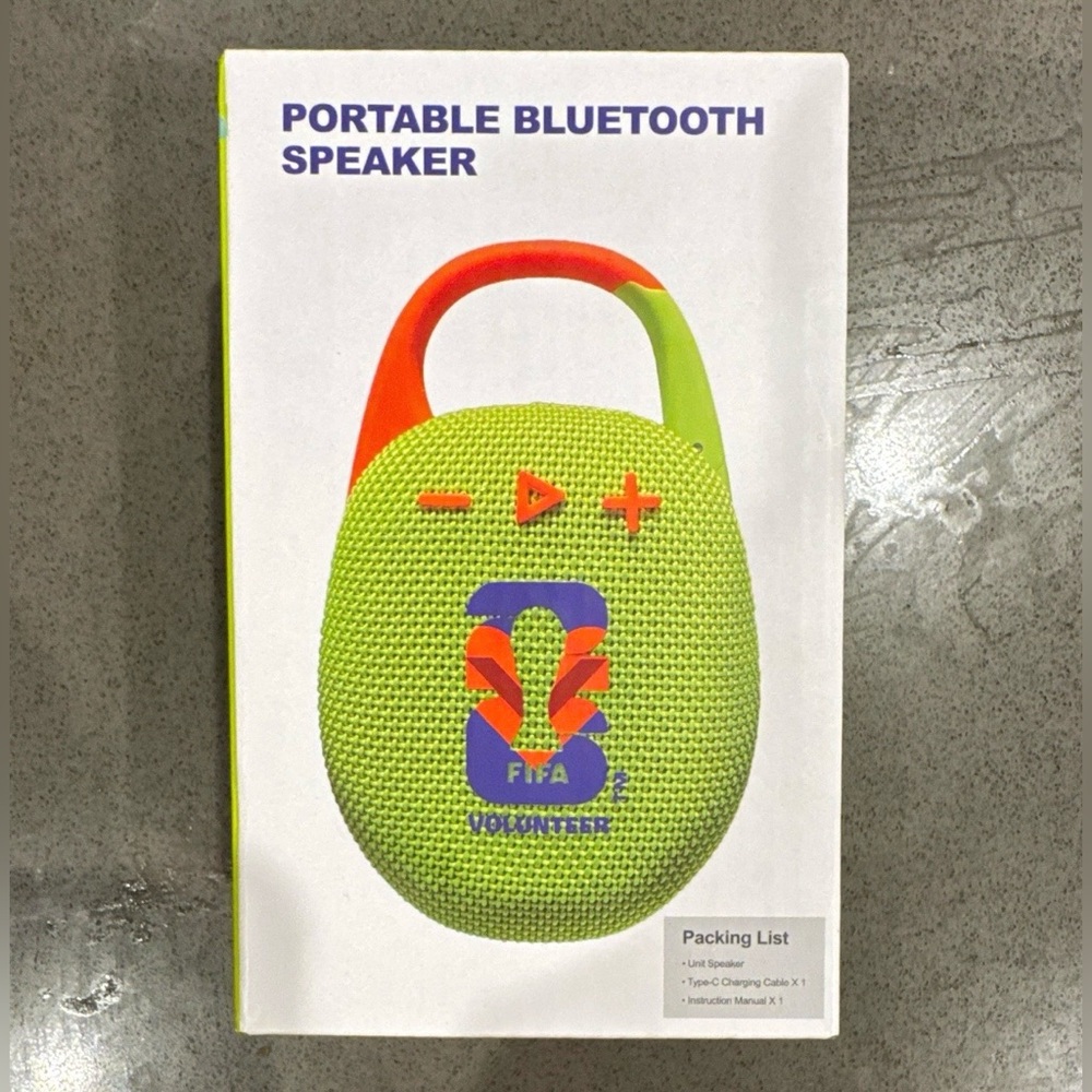 FIFA World Cup 26 Bluetooth Wireless Portable Speaker NEW!